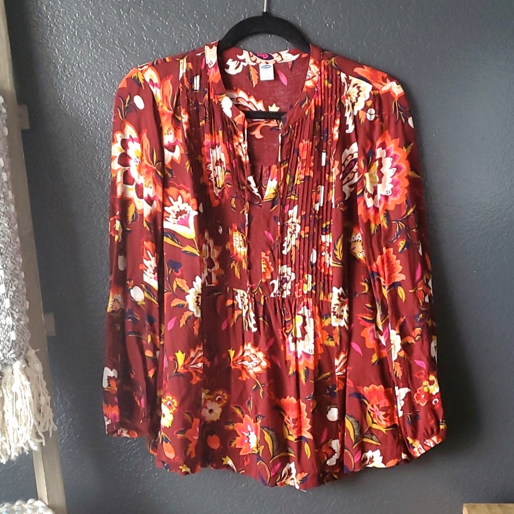 Blouse Long Sleeve Old Navy